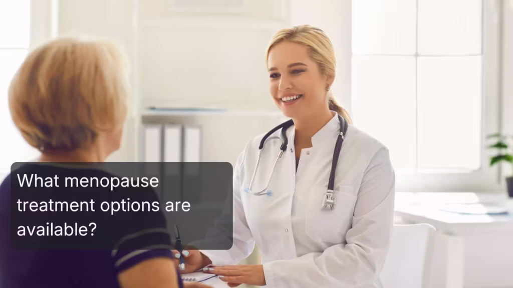 What menopause treatment options are available